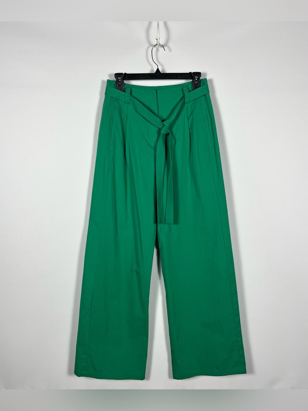 Suncoo Paris "Julius" High-Waist Belted Wide-Leg Pants Size T1 = Small NWT